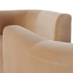 Valencia Tete A Tete Chaise - Surrey Camel -France and So Furniture 226579 002 DET 4