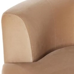 Valencia Tete A Tete Chaise - Surrey Camel -France and So Furniture 226579 002 DET 6