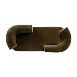 Deandra Tete A Tete Chaise - Surrey Olive -France and So Furniture 226579 004 TOP 1