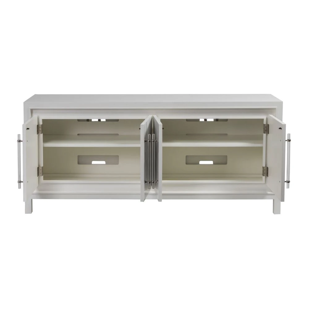 Elation White Media Console - White 3 Elation White Media Console - White - Image 3