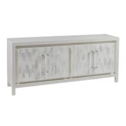 Elation White Media Console - White