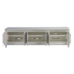 Elation White Long Media Console - White -France and So Furniture 2267 908 OPEN