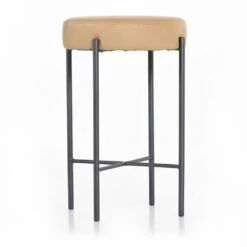Cheyenne Counter Stool - Natural Leather -France and So Furniture 226810 017 DET 1 96ce2a95 b9bd 479c a020 bae8aed066ff