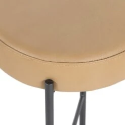 Cheyenne Counter Stool - Natural Leather -France and So Furniture 226810 017 DET 3