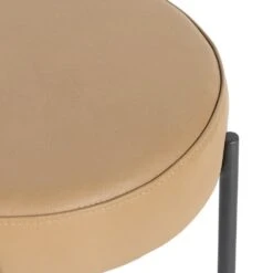 Cheyenne Counter Stool - Natural Leather -France and So Furniture 226810 017 DET 5