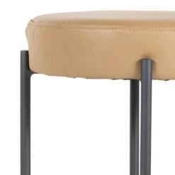 Cheyenne Counter Stool - Natural Leather -France and So Furniture 226810 017 DET 6