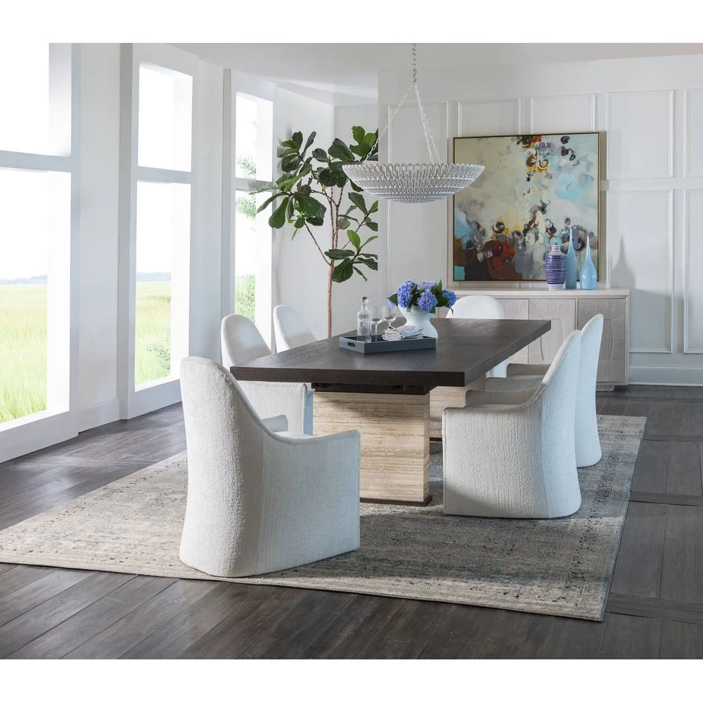 Venerato Rectangular Dining Table - Mocha 2 Venerato Rectangular Dining Table - Mocha - Image 2