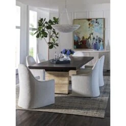 Venerato Rectangular Dining Table - Mocha 8 Venerato Rectangular Dining Table - Mocha -France and So Furniture 2270 877C ROM NEW 3