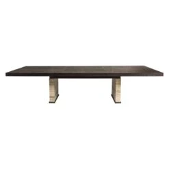 Venerato Rectangular Dining Table - Mocha 10 Venerato Rectangular Dining Table - Mocha -France and So Furniture 2270 877C STRLEAF copy