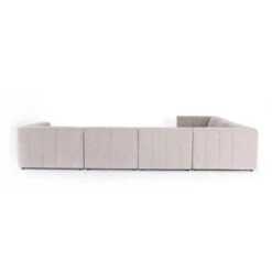 Log Channeled 6-Piece Sectional - RAF Chaise - Napa Sandstone -France and So Furniture 227473 002 BCK 1
