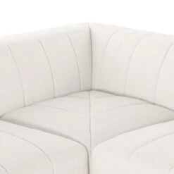 Log Channeled 6-Piece Sectional - RAF Chaise - Fayette Cloud -France and So Furniture 227473 003 DET 5