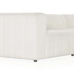 Log Channeled 6-Piece Sectional - RAF Chaise - Fayette Cloud -France and So Furniture 227473 003 DET 6