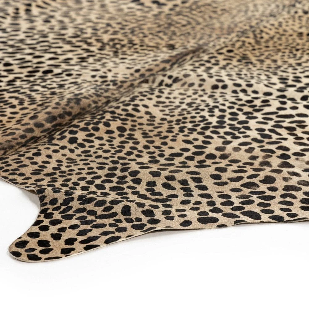 Spotted Hide Rug - Brown & Black Leopard Hair On Hide 2 Spotted Hide Rug - Brown & Black Leopard Hair On Hide - Image 2