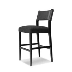 Harris Bar + Counter Stool - Bar - Palermo Black -France and So Furniture 227893 014 DET 6