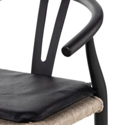 Modelo Bar + Counter Stool - Bar Stool - Black Teak - Pebble Black -France and So Furniture 228279 006 DET 5