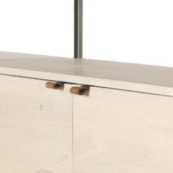 Troy Modular Wall Desk With 2 Bookcases - Dove Poplar 24 Troy Modular Wall Desk With 2 Bookcases - Dove Poplar -France and So Furniture 228708 003 DET 5