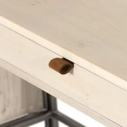 Troy Modular Wall Desk With 2 Bookcases - Dove Poplar 25 Troy Modular Wall Desk With 2 Bookcases - Dove Poplar -France and So Furniture 228708 003 DET 6