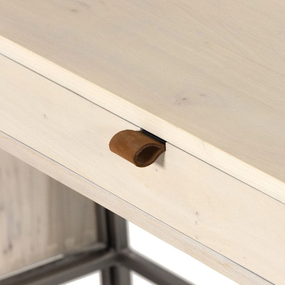 Troy Modular Wall Desk With 2 Bookcases - Dove Poplar 10 Troy Modular Wall Desk With 2 Bookcases - Dove Poplar - Image 10