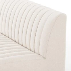 Alexander 39" Dining Banquette Bench - Capri Oatmeal -France and So Furniture 228857 001 DET 1