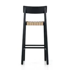 Harley Bar Stool - Almond Leather Blend -France and So Furniture 229166 001 BCK 1 b1efdb92 f68f 4126 bf86 0c6103aaf623