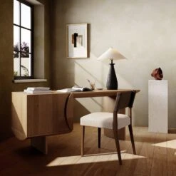 Braith Desk - Dusted Oak -France and So Furniture 229253 001 HOV 1