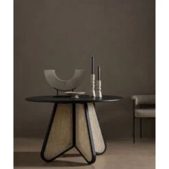 Rose Taper Candlesticks - Creamy Taupe Marble Solid -France and So Furniture 229702 006 HOV 1