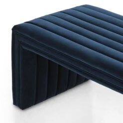 Alexander Bench - Sapphire Navy -France and So Furniture 230152 003 DET 2 93b6fe66 d5d0 4e29 945c 8ae9e87c783b