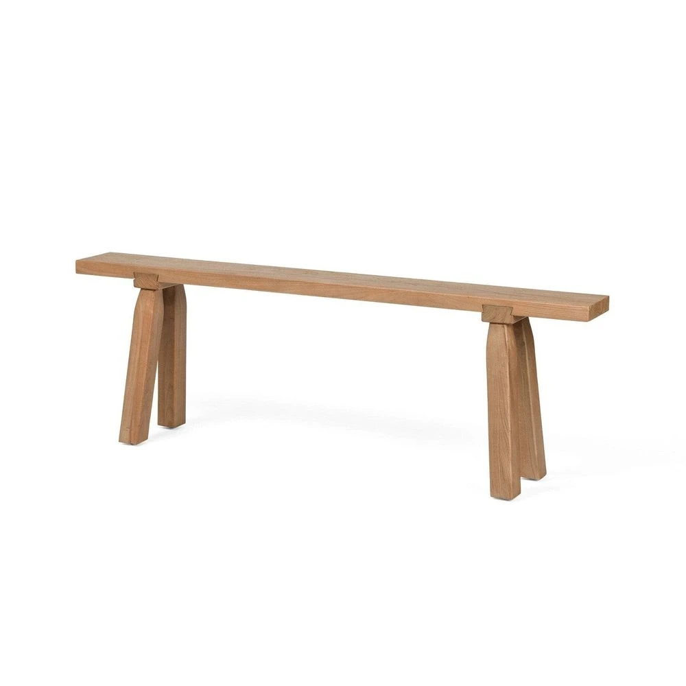 Liana Accent Bench - Natural Elm 2 Liana Accent Bench - Natural Elm - Image 2