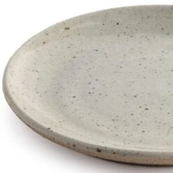 Niko Salad Plate, Set Of 4 - Natural Speckled Clay -France and So Furniture 231147 003 DET 1