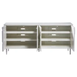 Bardo Media Console - White -France and So Furniture 2312 907 OPEN