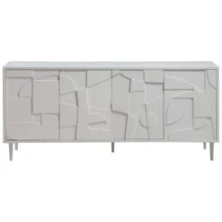 Bardo Media Console - White -France and So Furniture 2312 907 STR