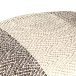 Langley Floor Cushion - Brown, Cream -France and So Furniture 231401 001 DET 4