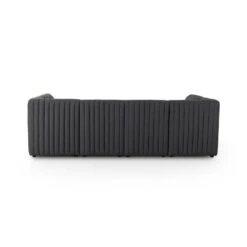 Alexander Dining Banquette, U Shape - 106" - Fiqa Boucle Charcoal 12 Alexander Dining Banquette, U Shape - 106" - Fiqa Boucle Charcoal -France and So Furniture 231701 003 BCK 1