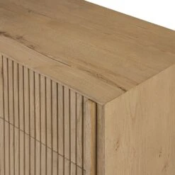 Leo 6 Drawer Dresser - Rustic Light Natural Oak -France and So Furniture 231733 004 DET 5