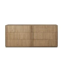 Leo 6 Drawer Dresser - Rustic Light Natural Oak