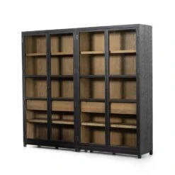 Veneto Double Cabinet - Drifted Matte Black -France and So Furniture 232216 001 PRM 1 b471f8e8 d3f8 4da9 83d9 168bdaa91b30