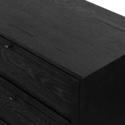 Veneto 9 Drawer Dresser - Drifted Matte Black -France and So Furniture 233091 001 DET 4