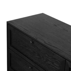 Veneto 9 Drawer Dresser - Drifted Matte Black -France and So Furniture 233091 001 DET 5