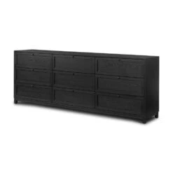 Veneto 9 Drawer Dresser - Drifted Matte Black -France and So Furniture 233091 001 PRM 1 e57ebee2 e5a7 46e6 a5a4 50904eab70cf