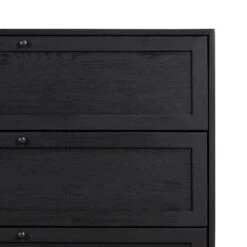 Veneto 6 Drawer Dresser - Drifted Matte Black -France and So Furniture 233092 001 DET 1