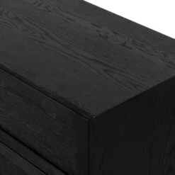 Veneto 6 Drawer Dresser - Drifted Matte Black -France and So Furniture 233092 001 DET 3