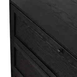 Veneto 6 Drawer Dresser - Drifted Matte Black -France and So Furniture 233092 001 DET 4