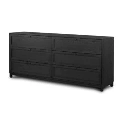 Veneto 6 Drawer Dresser - Drifted Matte Black -France and So Furniture 233092 001 PRM 1 1ed9b4c3 db2a 4cea a64a 86de9a12d9ba