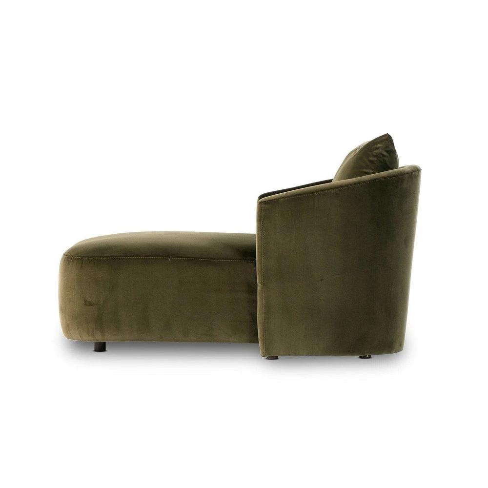 Ellara Chaise Lounge - Surrey Olive 2 Ellara Chaise Lounge - Surrey Olive - Image 2