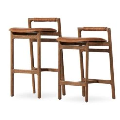 Corbin Bar + Counter Stool - Haven Tobacco - Bar Stool -France and So Furniture 233519 009 GRP 1