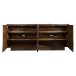 Contango Media Console - Dark Brown 7 Contango Media Console - Dark Brown -France and So Furniture 2340 907 STR open