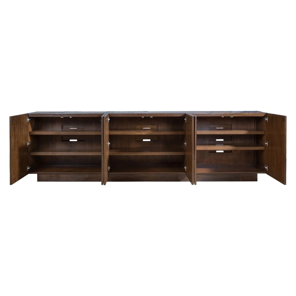 Contango Long Media Console - Dark Brown 3 Contango Long Media Console - Dark Brown - Image 3