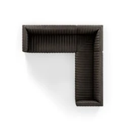 Alexander 3-Piece Corner Sectional - Deacon Wolf - 105" -France and So Furniture 234067 003 TOP 1