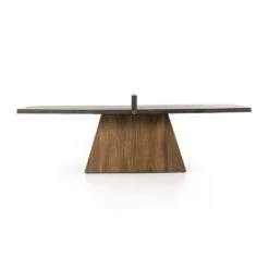 Ace Pong Table - Natural Brown Oyster Guanacaste