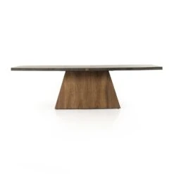 Ace Pong Table - Natural Brown Oyster Guanacaste -France and So Furniture 234228 002 DET 3